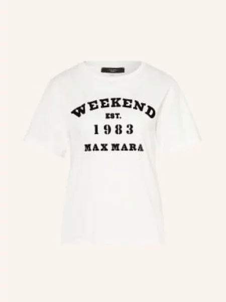 Cestovat tričko Weekend Max Mara bílé