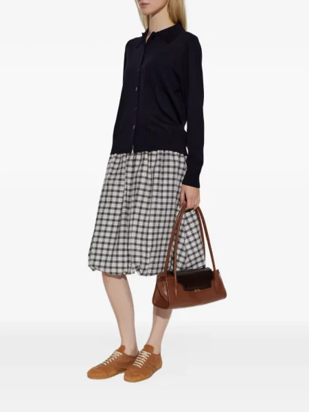 Gulerat cardigan Akep albastru