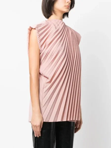 Top Colville plisat roz