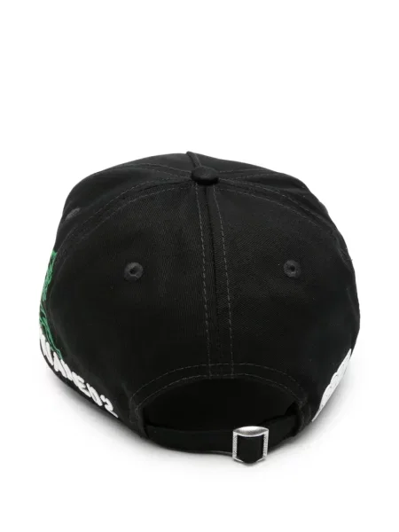 Viseltes hatású baseball sapka Dsquared2 fekete
