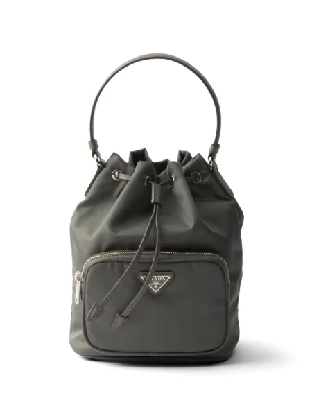 Geantă bucket Prada gri