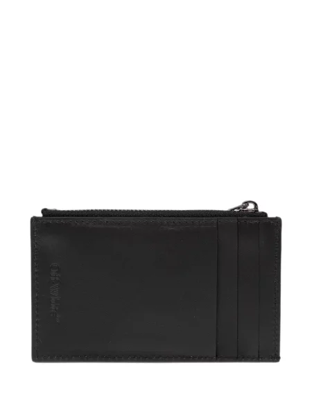 Portofel Off-white din piele alb