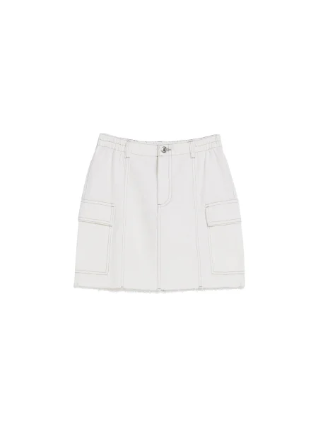 Bershka Sukně bílá