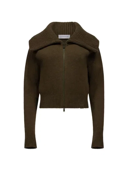 Gulerat cardigan Victoria Beckham verde