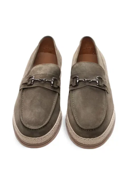 Loafersy Poche Paris zielone