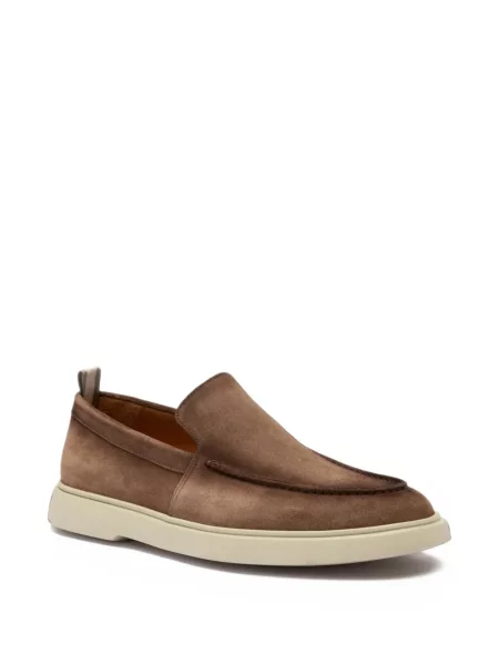 Pantofi loafer Officine Creative din piele maro