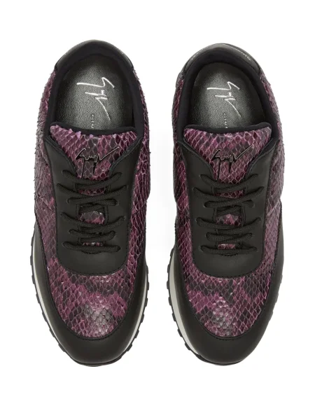 Sneakerși Giuseppe Zanotti din piele negru
