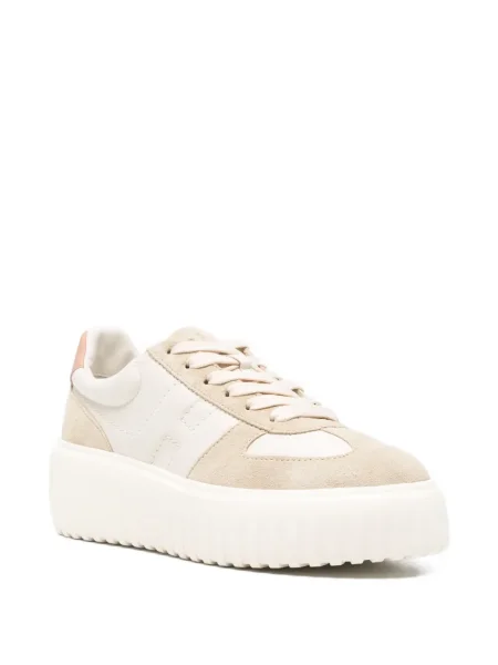 Sneakerși Hogan cu dungi cu platformă