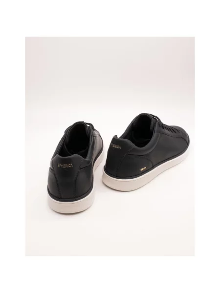 Sneakerși Geox din piele albastru