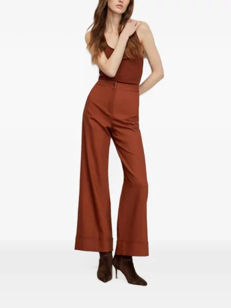 Pantaloni Veronica Beard maro
