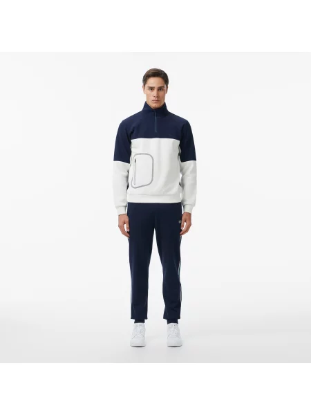 Lacoste Spodnie Dresowe Slim Fit granatowe