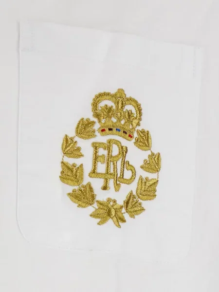 Cămașă Erl cu broderie alb