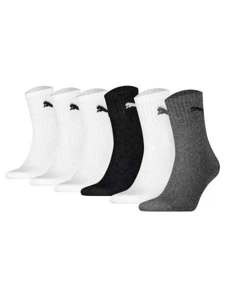 PUMA Sportzoknik sötétszürke / fekete fehér