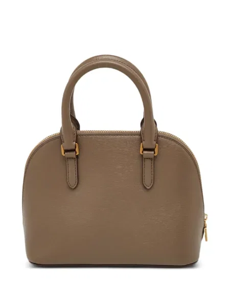 Geantă shopper Dkny din piele maro