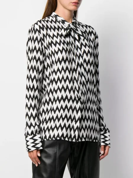 Bluză Haider Ackermann cu funde negru