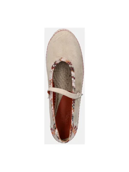Missoni espadryle zamszowe Lola beżowy