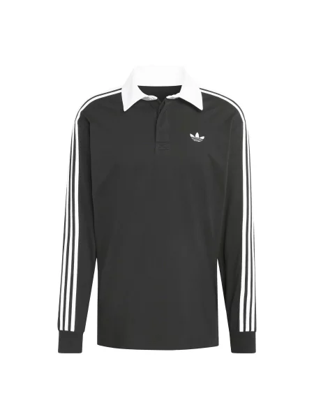 Adidas Tricou polo Negru alb