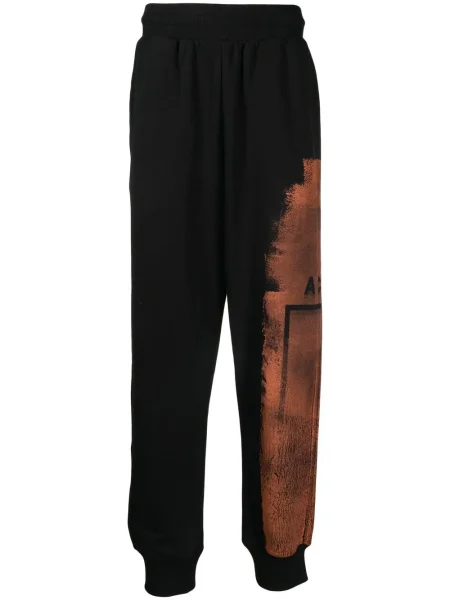 Pantaloni A-cold-wall* alergare cu autograf negru