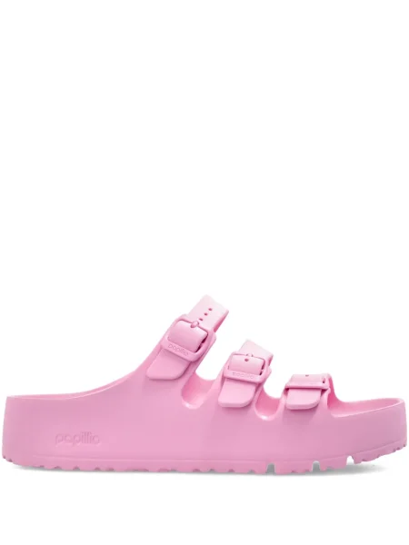 Sandale Birkenstock cu cataramă roz