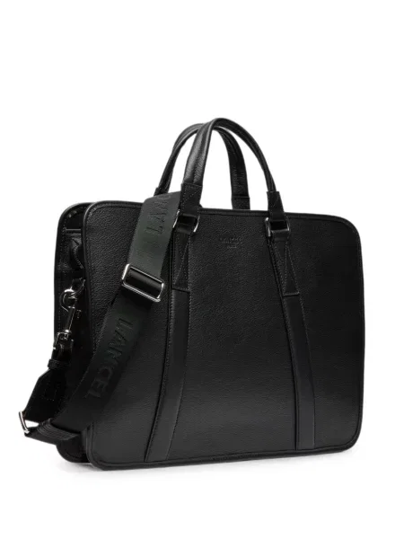 Geantă pentru laptop Lancel din piele negru