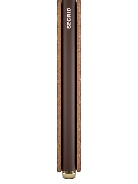 Secrid bőr pénztárca EMBOSS LINES barna