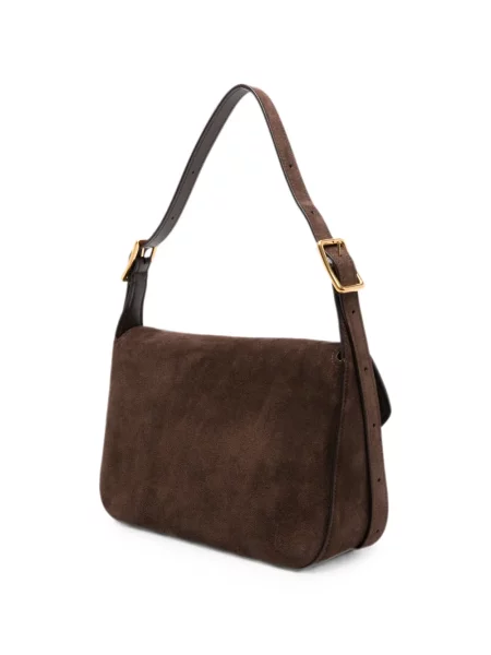Zomšinė rankinė Balenciaga ruda