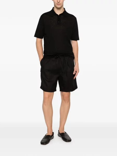 Tricou polo Roberto Collina negru
