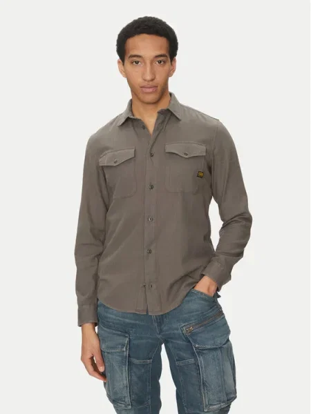 G-Star Raw Риза Marine сив