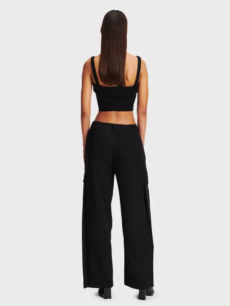 Брюки карго Karl Lagerfeld Jeans черные