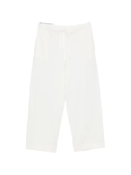 Pantaloni palazzo The Row cu cordon alb