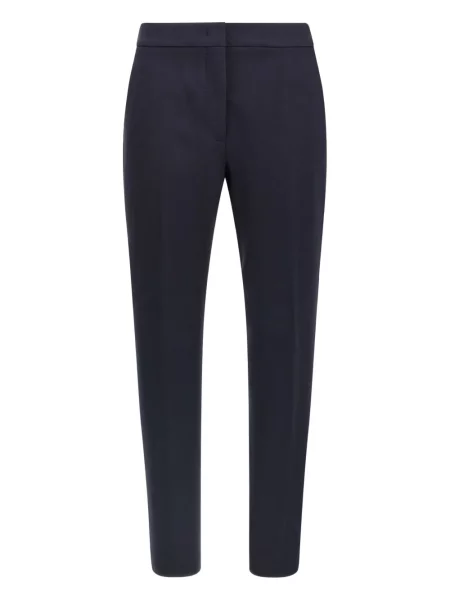 Pantaloni Max Mara plisate albastru