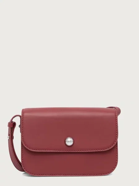 Weekend Max Mara torebka crossbody skórzana WKAPETALI czerwona