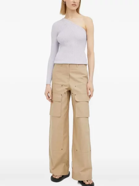 Pulover Remain cu un umăr gol violet