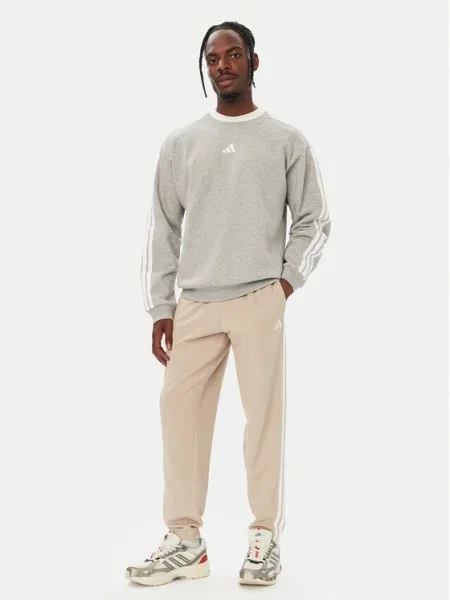 Adidas Суитшърт Essentials Fleece сив