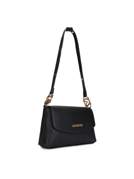 Torebka Love Moschino z logo czarna