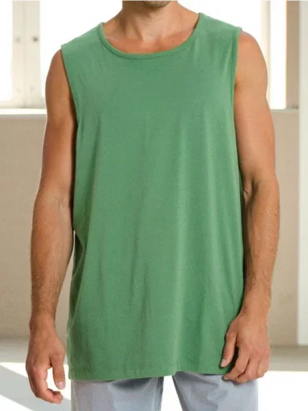 Sinsay tričko tank top zelená