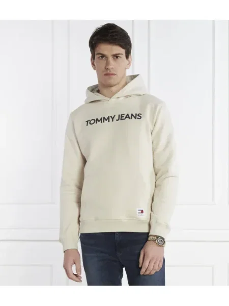 Geacă de blugi Tommy Jeans bej