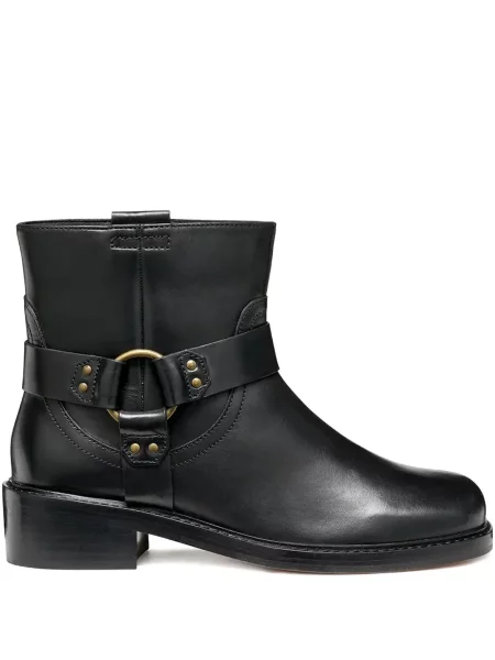 Botine Geox cu cataramă negru