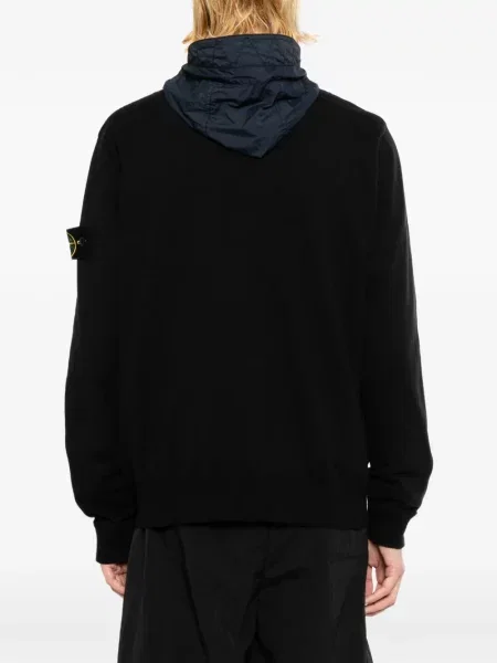 Geacă Stone Island cu strasuri negru