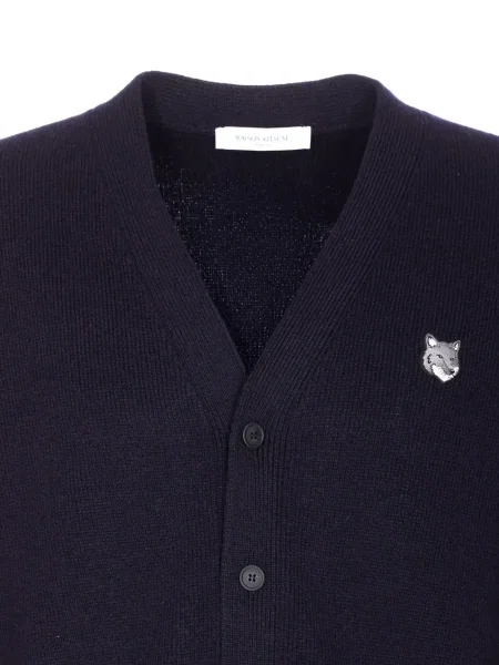 Cardigan Maison Kitsune albastru