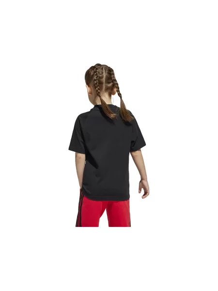Scurt tricou Adidas cu mâneci scurte negru