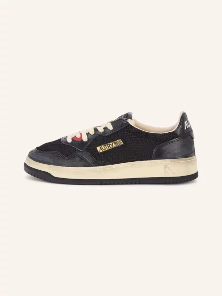 Autry Trampki Superstar Vintage Low Mesh schwarz czarne