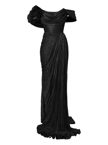 Rochie maxi Iris Serban de costum negru