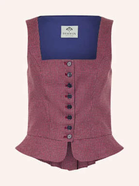 Bluzka Berwin & Wolff z gorsetem czerwona