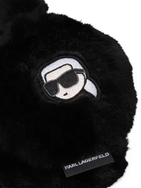 Căciulă Karl Lagerfeld cu blană negru