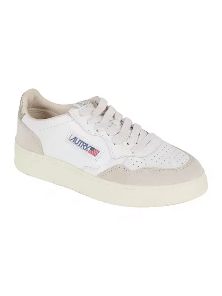 Sneakersy Autry skórzane białe