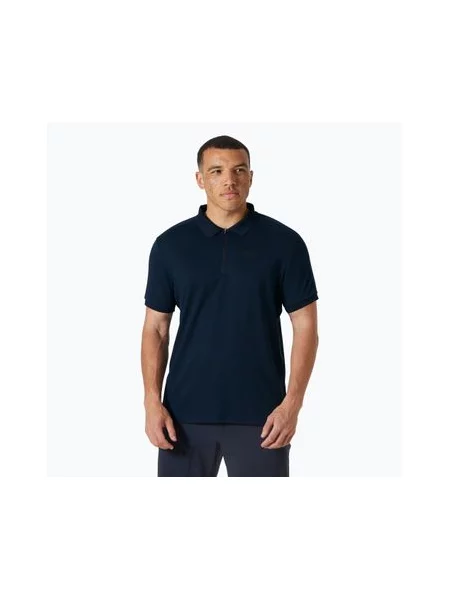 Футболка поло Helly Hansen Hp Zip Polo navy темно-синя