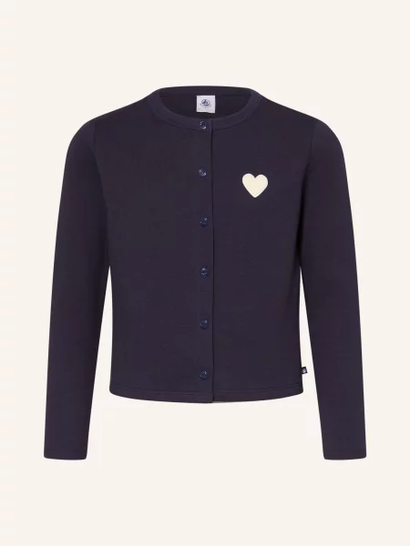 Petit Bateau Bluza blau granatowa