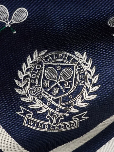 Șapcă Polo Ralph Lauren de mătase cu dungi cu cataramă albastru