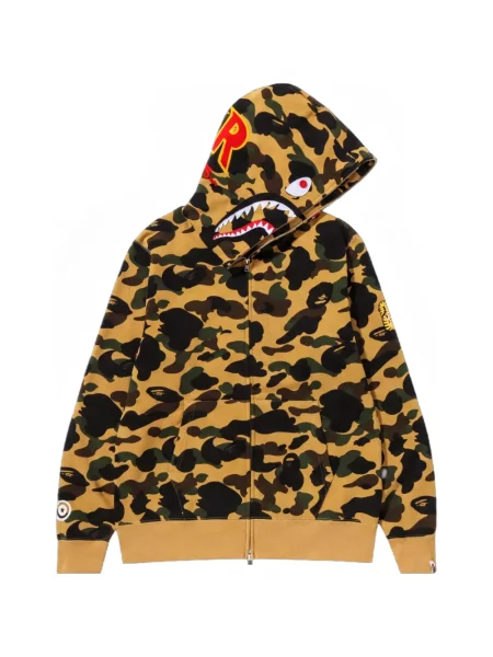 Kapucnis melegítő felső A Bathing Ape® sárga